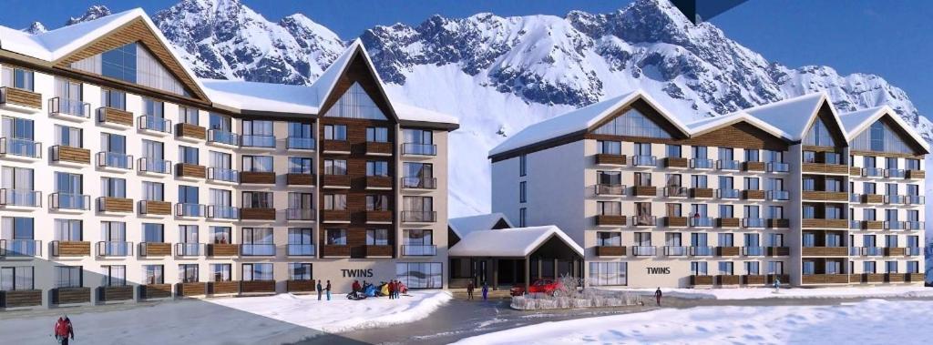 New Gudauri Twins Apartment Bagian luar foto